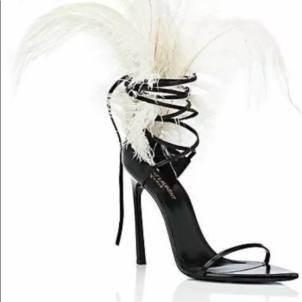 SAINT LAURENT Talitha Leather Sandals